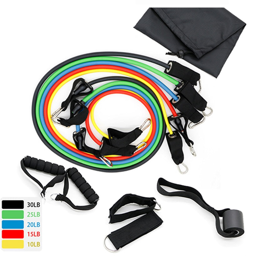 Latex Resistance Bands Workout Exercise Yoga CrossFit Fitness Tubes Pull Rope Fitness Exercise Equipment Tool