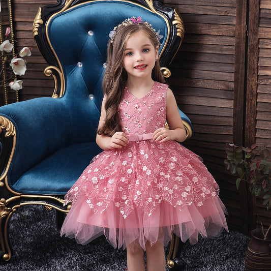 Clothing for Girls Middle and Small Children Kindergarten Dresses